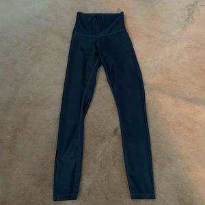 High shine teal DYI leggings